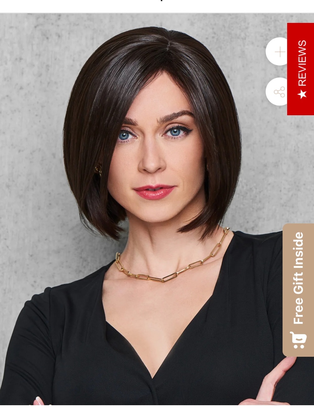 Hairdo!  Women's Short Bob Wig - Stylish Everyday Look -Chestnut